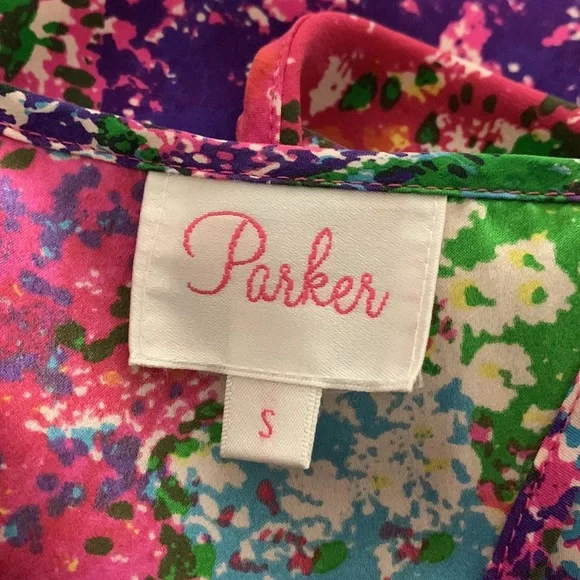 PARKER Maxi Sundress long skirt flowing flirty Anthropologie ruffled vacay sz S - Picture 9 of 17